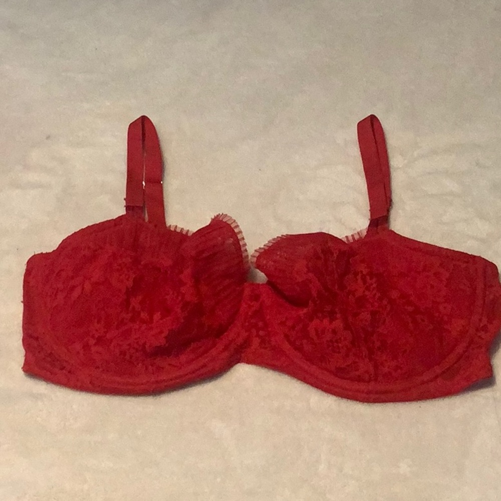 Victoria’s Secret Red Wicked Bra 36DDD